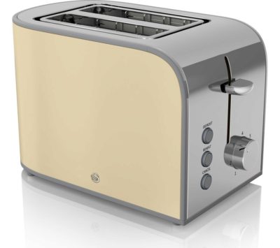 SWAN Retro ST17020CN 2-Slice Toaster - Cream SWAN Retro ST17020CN 2-Slice Toaster - Cream